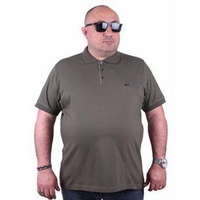 Moc Grande 11500 Polo Büyük Beden Haki Erkek T-shirt