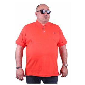 Moc Grande 11501 Büyük Beden Basic Nar Çiçeği Erkek T-shirt