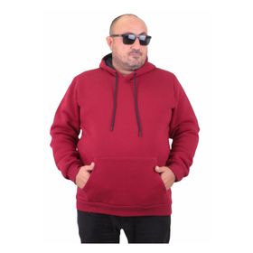 Moc Grande 11700 Bordo Kapüşonlu Erkek Sweatshirt
