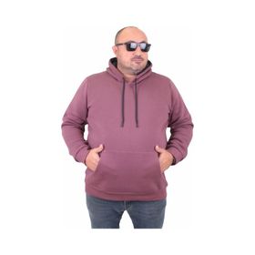Moc Grande 11700 Eflatun Kapüşonlu Erkek Sweatshirt