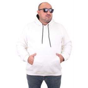 Moc Grande 11700 Ekru Kapüşonlu Erkek Sweatshirt