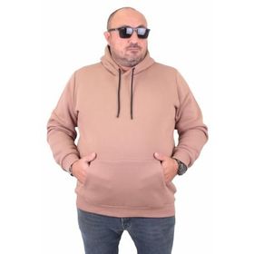 Moc Grande 11700 Sütlü Kahve Kapüşonlu Erkek Sweatshirt