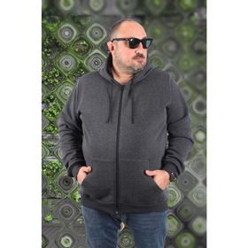 Moc Grande 11701 Antrasit Kapüşonlu Erkek Sweatshirt