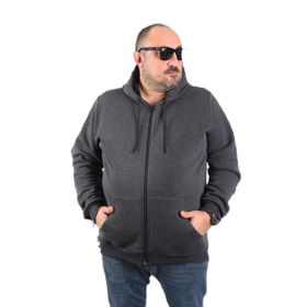 Moc Grande 11701 Antrasit Kapüşonlu Erkek Sweatshirt