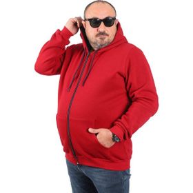 Moc Grande 11701 Bordo Kapüşonlu Erkek Sweatshirt