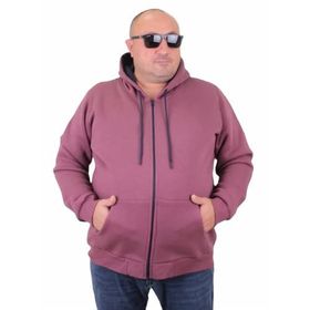 Moc Grande 11701 Eflatun Kapüşonlu Unisex Sweatshirt