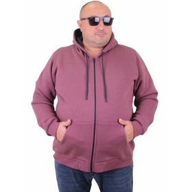 Moc Grande 11701 Eflatun Kapüşonlu Unisex Sweatshirt