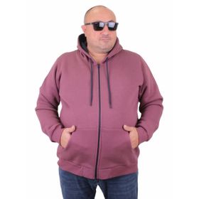 Moc Grande 11701 Eflatun Kapüşonlu Unisex Sweatshirt
