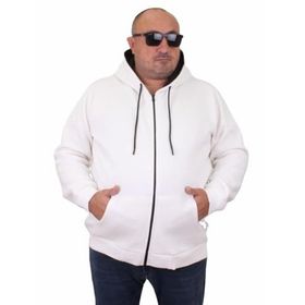 Moc Grande 11701 Ekru Kapüşonlu Unisex Sweatshirt