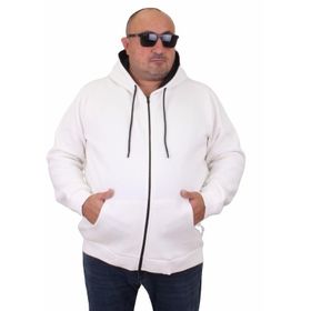 Moc Grande 11701 Ekru Kapüşonlu Unisex Sweatshirt