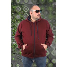 Moc Grande 11701 Hardal 3 İp Kapüşonlu Erkek Sweatshirt