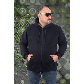 Moc Grande 11701 Koyu Lacivert Kapüşonlu Erkek Sweatshirt