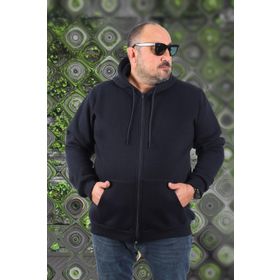 Moc Grande 11701 Koyu Lacivert Kapüşonlu Erkek Sweatshirt