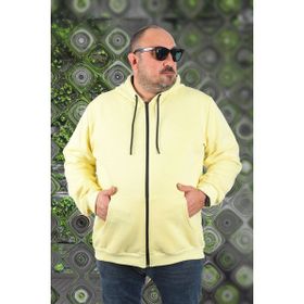 Moc Grande 11701 Sarı 3 İp Kapüşonlu Erkek Sweatshirt