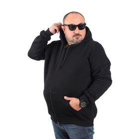 Moc Grande 11701 Siyah Kapüşonlu Erkek Sweatshirt