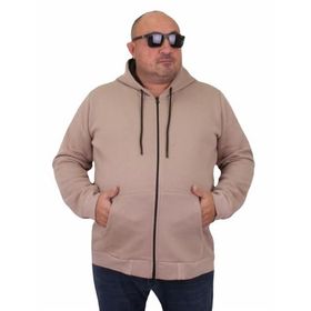 Moc Grande 11701 Toprak Kapüşonlu Erkek Sweatshirt