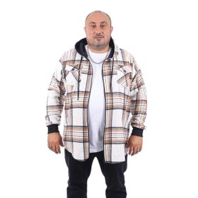 Moc Grande 22205 Kahverengi Büyük Beden Çift Cep Kapüşonlu Erkek Sweatshirt