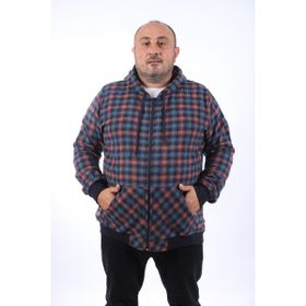 Moc Grande 22208 Petrol Büyük Beden Kanguru Cep Square Erkek Sweatshirt