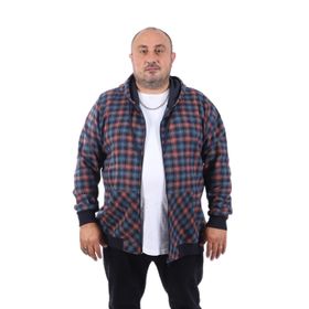 Moc Grande 22208 Petrol Büyük Beden Kanguru Cep Square Erkek Sweatshirt