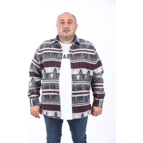 Moc Grande 22211 Antrasit MC Rug Print Oduncu Erkek Gömlek