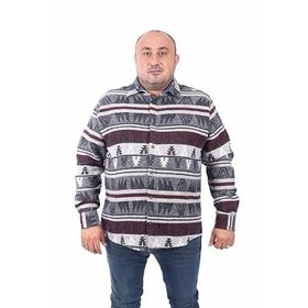 Moc Grande 22211 Antrasit MC Rug Print Oduncu Erkek Gömlek