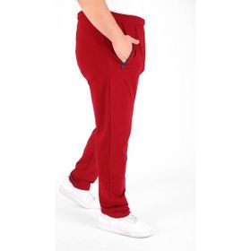 Moc Grande 22500 Bordo Büyük Beden Classic Fermuarlı Cep Erkek Eşofman Altı