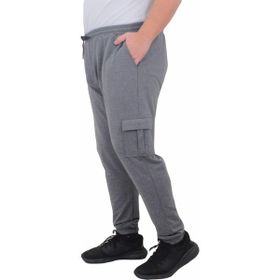 Moc Grande 22520 Gri Melanj Düz Komando Erkek Eşofman Altı