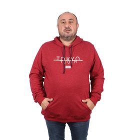 Moc Grande 22702 Bordo Kapüşonlu Erkek Sweatshirt