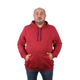 Moc Grande 22705 Bej Kapüşonlu Erkek Sweatshirt