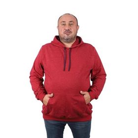 Moc Grande 22705 Bordo Kapüşonlu Erkek Sweatshirt