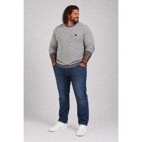 Moc Grande 22715 Antrasit Büyük Beden Bisiklet Yaka Erkek Sweatshirt