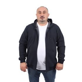 Moc Grande 22718 Lacivert Büyük Beden Direction Erkek Sweatshirt