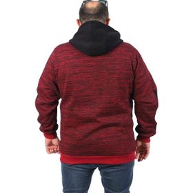 Moc Grande 22726 Bordo Büyük Beden Frontier Erkek Sweatshirt
