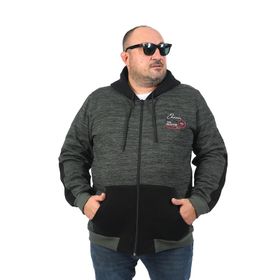 Moc Grande 22726 Hardal Büyük Beden Frontier Erkek Sweatshirt