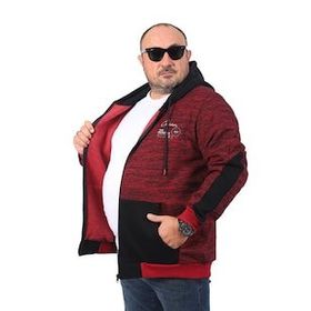 Moc Grande 22726 Hardal Büyük Beden Frontier Erkek Sweatshirt