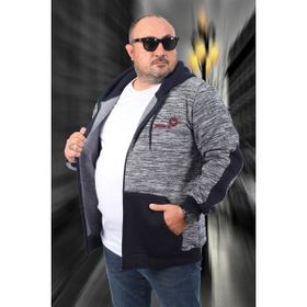 Moc Grande 22726 Lacivert Büyük Beden Frontier Erkek Sweatshirt