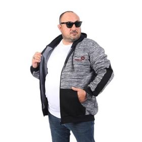 Moc Grande 22726 Siyah Büyük Beden Frontier Erkek Sweatshirt