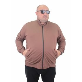 Moc Grande 22750 Taba Fermuarlı Erkek Sweatshirt