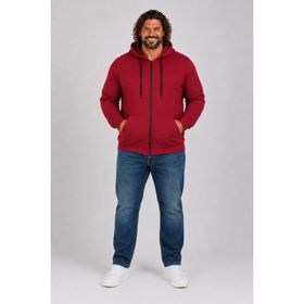 Moc Grande 22751 Bordo Kapüşonlu Fermuarlı Erkek Sweatshirt