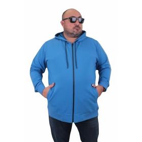 Moc Grande 22751 Saks Kapüşonlu Erkek Sweatshirt