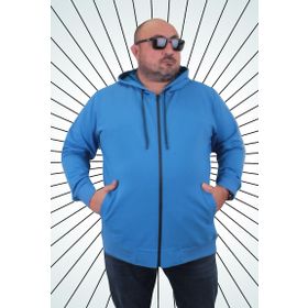 Moc Grande 22751 Saks Kapüşonlu Erkek Sweatshirt