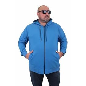 Moc Grande 22751 Saks Kapüşonlu Erkek Sweatshirt