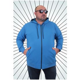 Moc Grande 22751 Saks Kapüşonlu Erkek Sweatshirt
