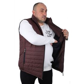 Moc Grande 22810 Bordo Büyük Beden Jessica Su İtici Erkek Yelek