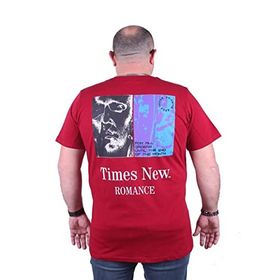 Moc Grande 23104 Romance Büyük Beden Bordo Erkek T-shirt