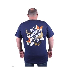 Moc Grande 23107 Butterfly Marin Sıfır Yaka Erkek T-shirt