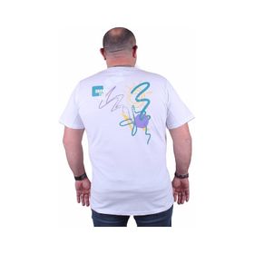 Moc Grande 23108 Play Büyük Beden Beyaz Erkek T-shirt