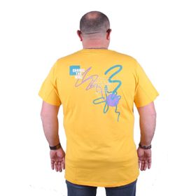 Moc Grande 23108 Play Büyük Beden Sarı Erkek T-shirt