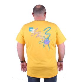 Moc Grande 23108 Play Büyük Beden Sarı Erkek T-shirt