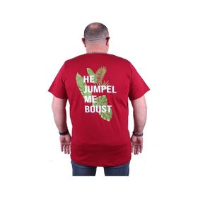 Moc Grande 23109 Jumpel Büyük Beden Bordo Erkek T-shirt